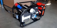 Rámová profesionální elektrocentrála TP 12 HP s podvozkem